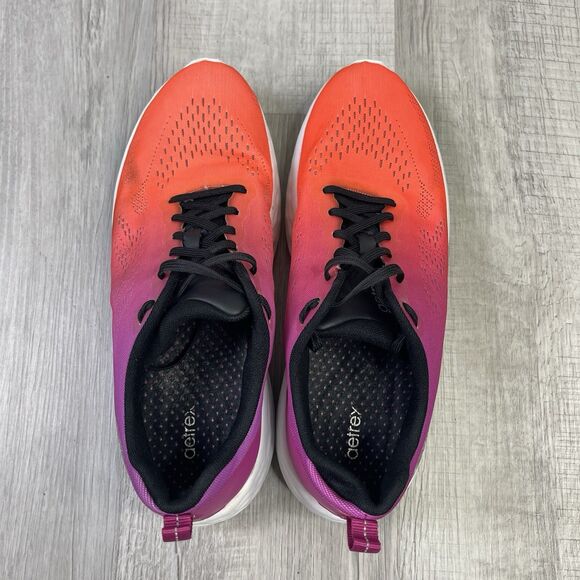 Aetrex Danika Sneakers Womans Size 10 Ombre Arch Support Shoes Pink Sunset M - Picture 7 of 11